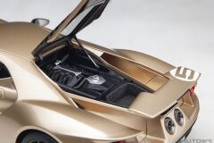Autoart 1/18 Ford GT 2022 Holman Moody Heritage Edition (Holman Woody Gold) - 72928