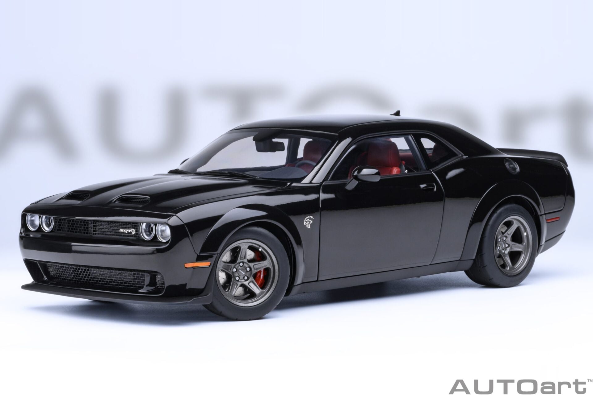 Autoart 1/18 Dodge Challenger SRT Superstock 2023 (Pitch Black) - 71765
