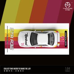TimeMicro 1:64 Nissan GTR R32 Rainbow No. 21 Race Car