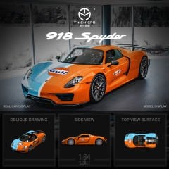 TimeMicro 1:64 Porsche 918 Gulf Oil