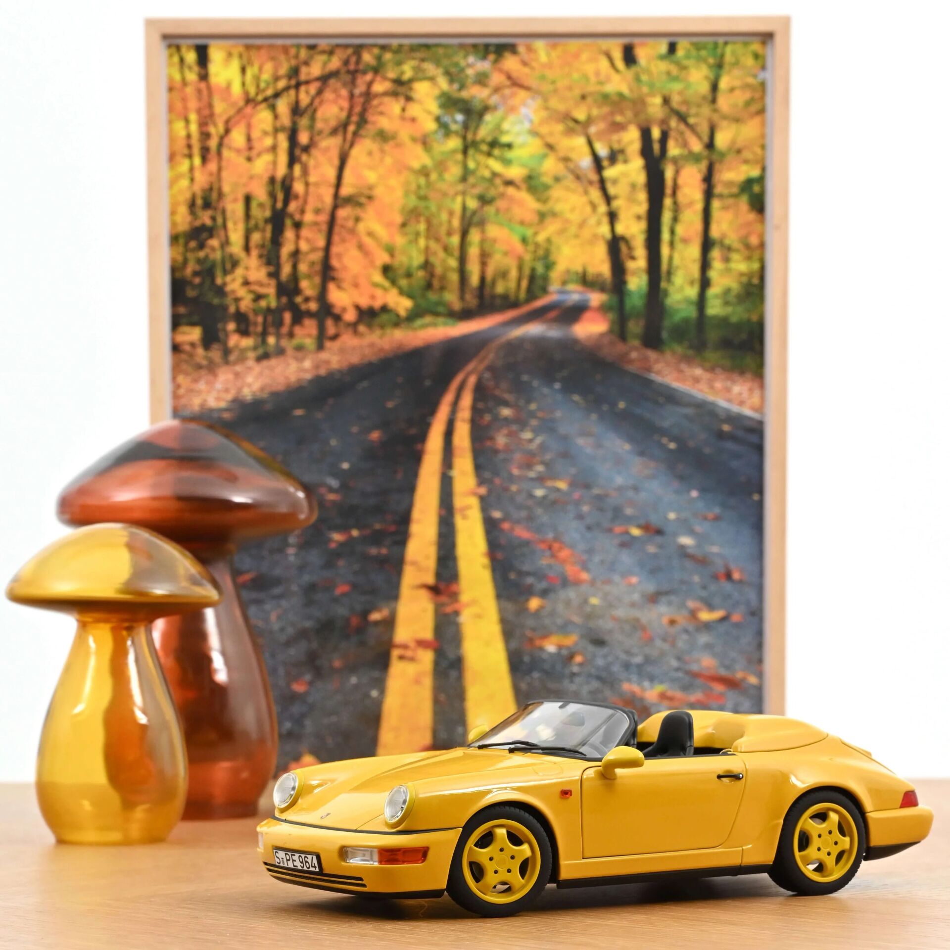Norev 1/18 Porsche 911 Speedster 1993 Speed Yellow - 187130