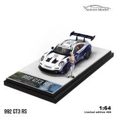 Aurora Model AM 1:64 Porsche 992 GT3 RS JEBSEN Figürlü