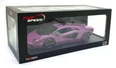 Top Speed 1/18  Lamborghini Countach LPI 800-4 - Purple - TS0624