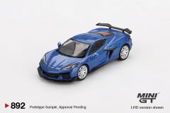Mini GT 1/64 892 Chevrolet Corvette Z06 - 2023 Elkhart Lake Blue Metallic
