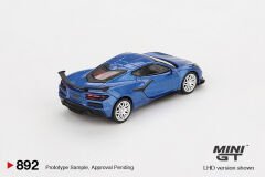 Mini GT 1/64 892 Chevrolet Corvette Z06 - 2023 Elkhart Lake Blue Metallic