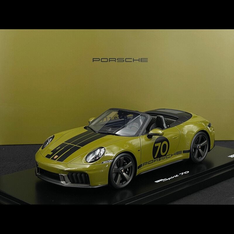 Spark Models 1/18 Porsche 911 Spirit 70 - Olive Neo