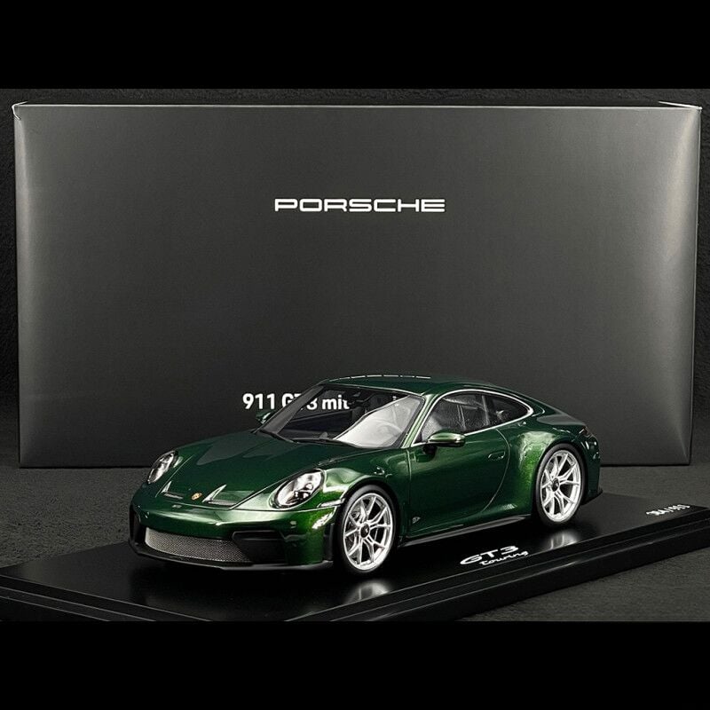 Spark Models 1/18 Porsche 911 GT3 mit Touring-Paket - Oak Green Metallic Neo