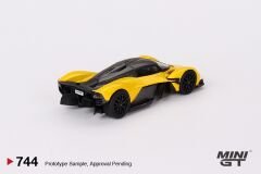Mini GT 1/64 744 Aston Martin Valkyrie - Sunburst Yellow