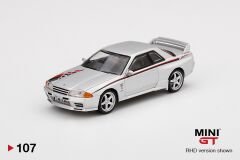 Mini GT 1/64 107 Nissan Skyline GT-R (R32) - Nismo S-Tune Silver