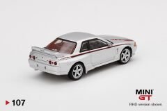 Mini GT 1/64 107 Nissan Skyline GT-R (R32) - Nismo S-Tune Silver