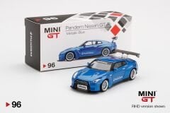 Mini GT 1/64 96 Pandem Nissan GT-R (R35) - Metallic Blue
