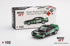 Mini GT 1/64 102 Nissan Skyline GT-R R32 Gr. A #87 HKS 1992 Japan touring Championship Group A.