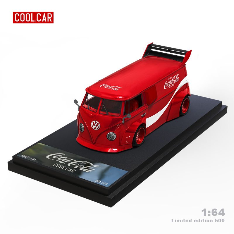 CoolCar 1:64 Volkswagen T1 Van Kırmızı