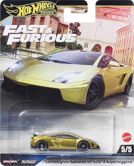 Hot Wheels Premium 1/64 - F&F - Lamborghini Gallardo LP 570-4 Superleggera