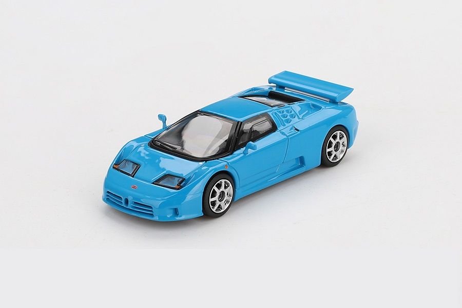 Mini GT 890 Bugatti EB110 Super Sport Blu Bugatti 1/64
