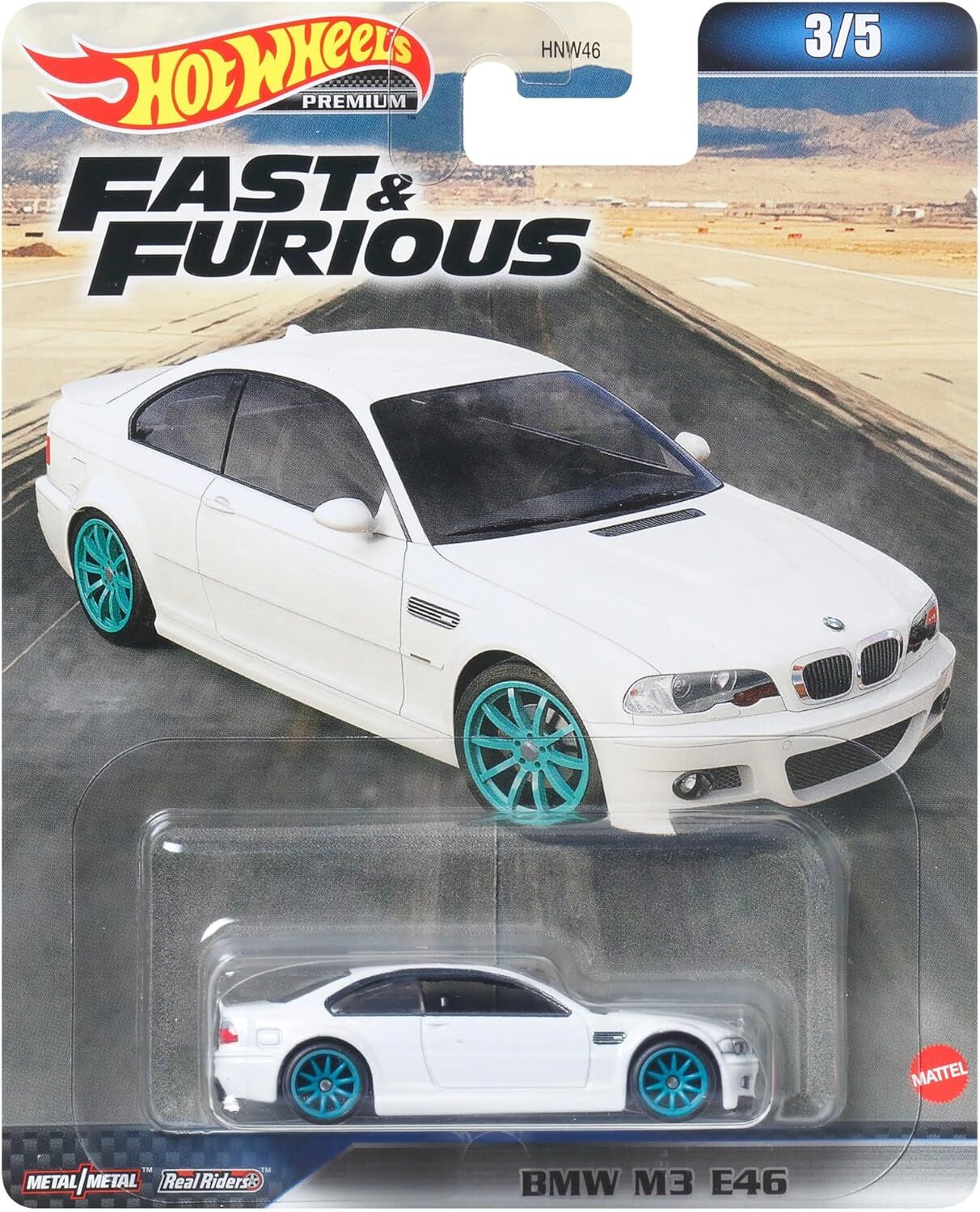 Hot Wheels Premium 1/64 - F&F - BMW M3 E46