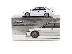 Tarmac Works 1/64 Mitsubishi Lancer RS  Evolution III White - Lamley Special Edition - GLOBAL64