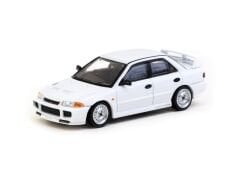 Tarmac Works 1/64 Mitsubishi Lancer RS  Evolution III White - Lamley Special Edition - GLOBAL64