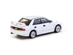 Tarmac Works 1/64 Mitsubishi Lancer RS  Evolution III White - Lamley Special Edition - GLOBAL64