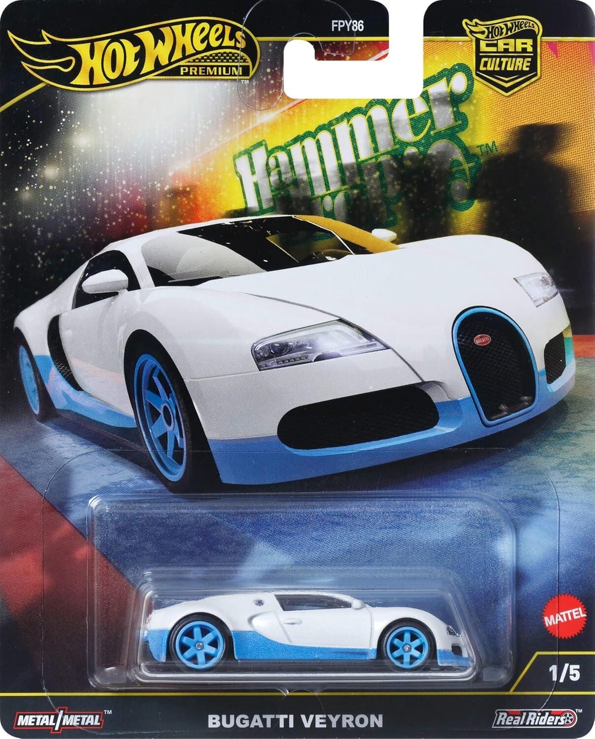 Hot Wheels Premium 1/64 - Hammer Drop - Bugatti Veyron
