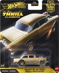 Hot Wheels Premium 1/64 - Thrill Climbers - '55 Chevy Bel Air Gasser Cehicule D'acceleration ''Chase''