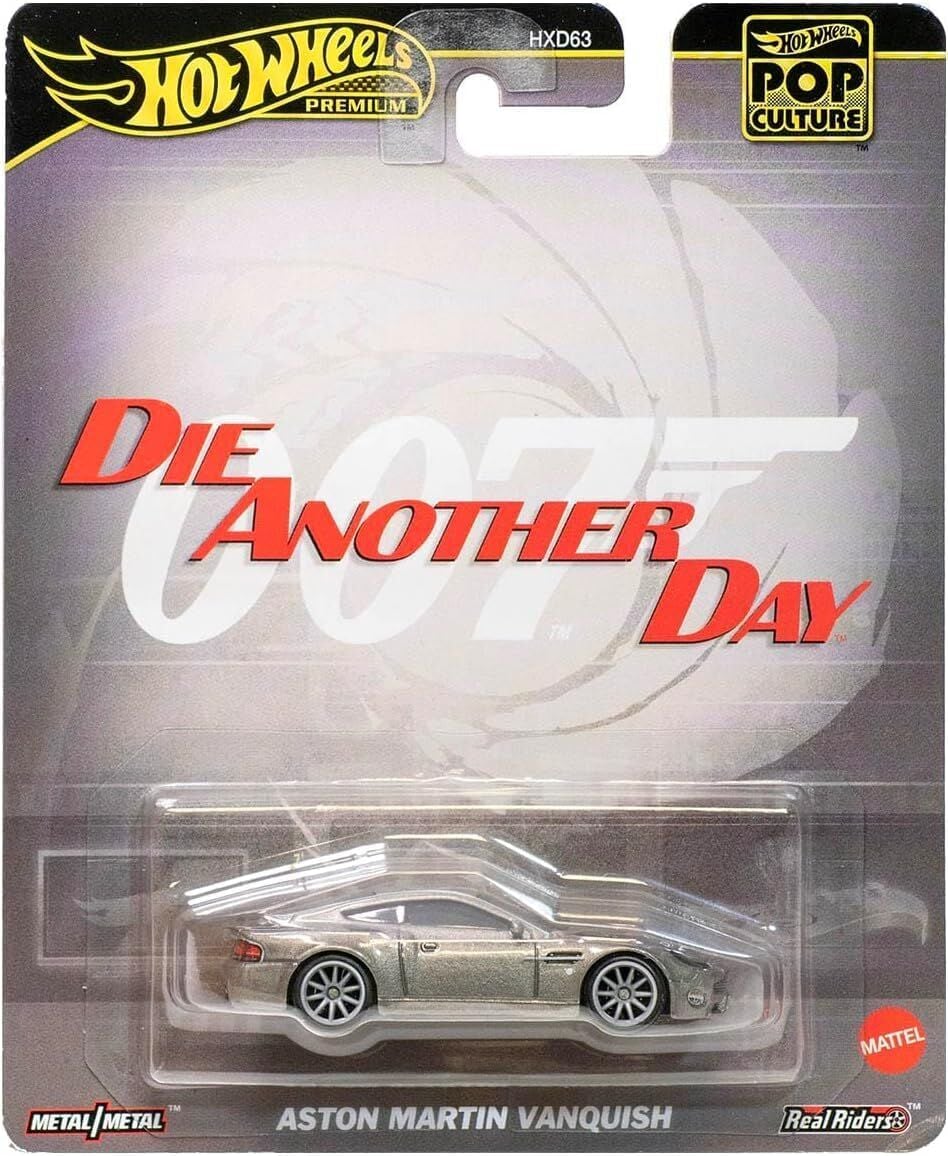 Hot Wheels Premium 1/64 - Pop Culture - 007 Die Another Day - Aston Martin Vanquish