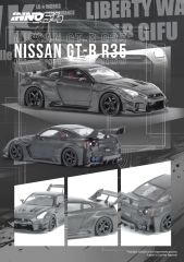 Inno 1/64 NISSAN GT-R (R35) LBWK SUPER SILHOUETTE 35GT-RR Full Carbon