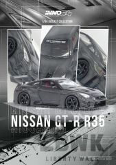 Inno 1/64 NISSAN GT-R (R35) LBWK SUPER SILHOUETTE 35GT-RR Full Carbon