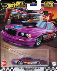 Hot Wheels Premium 1/64 - Boulevard #104 - '86 Ford Thunderbird Pro Stock