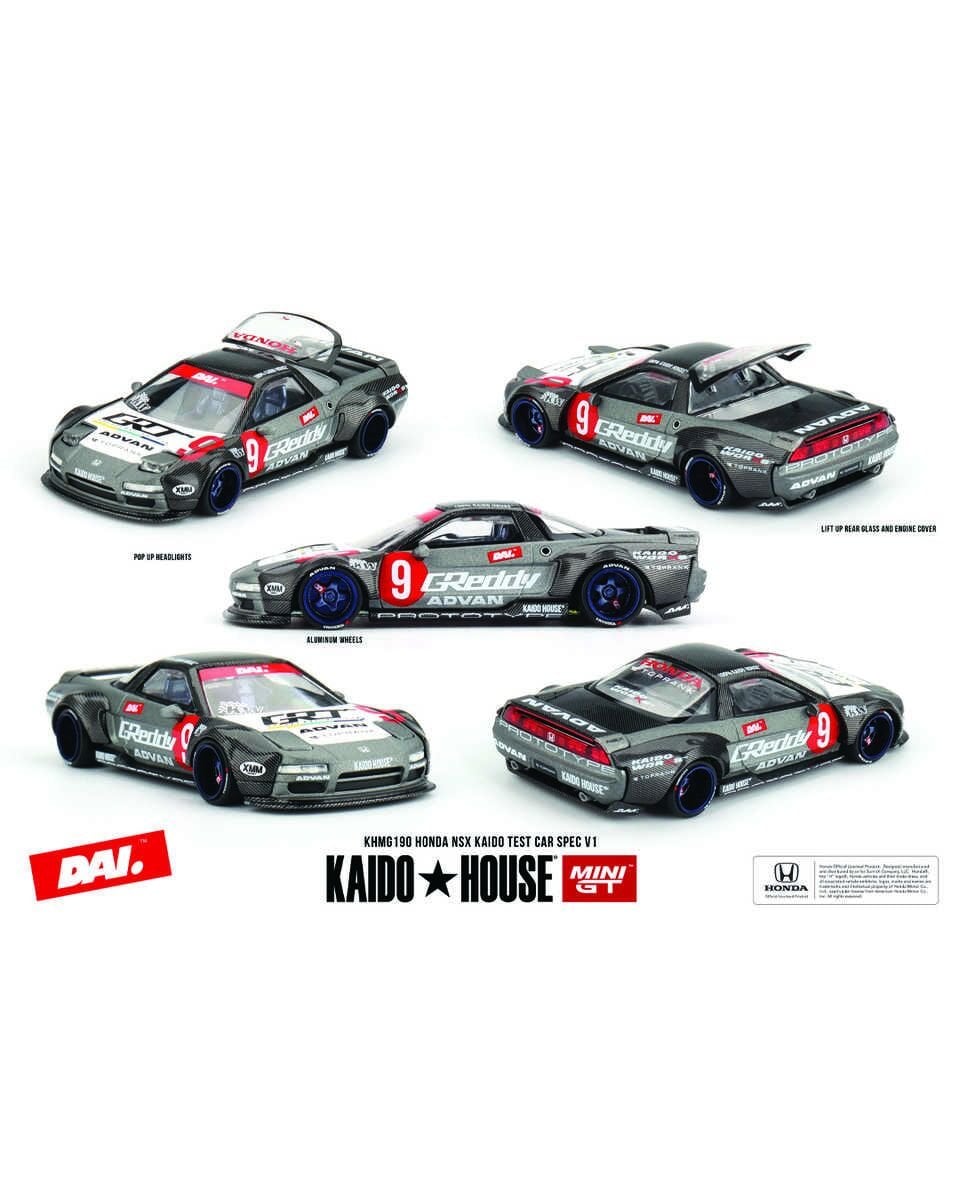 Mini GT 1/64 //190 Kaido House Honda NSX Kaido Test Car Spec V1