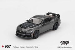 Mini GT 1/64 957 Ford Mustang Dark Horse 2024 Carbonized Gray