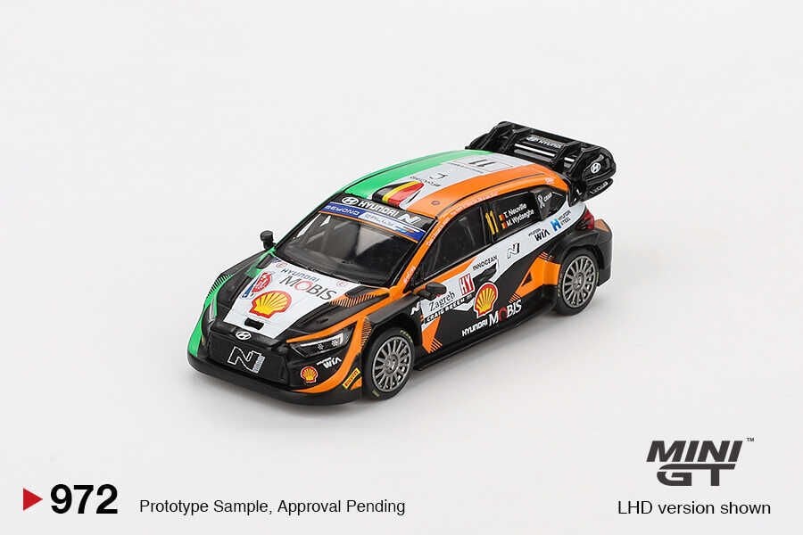 Mini GT 1/64 972 Hyundai i20 N Rally1 #11 2023 Rally Croatia Power Stage Winner
