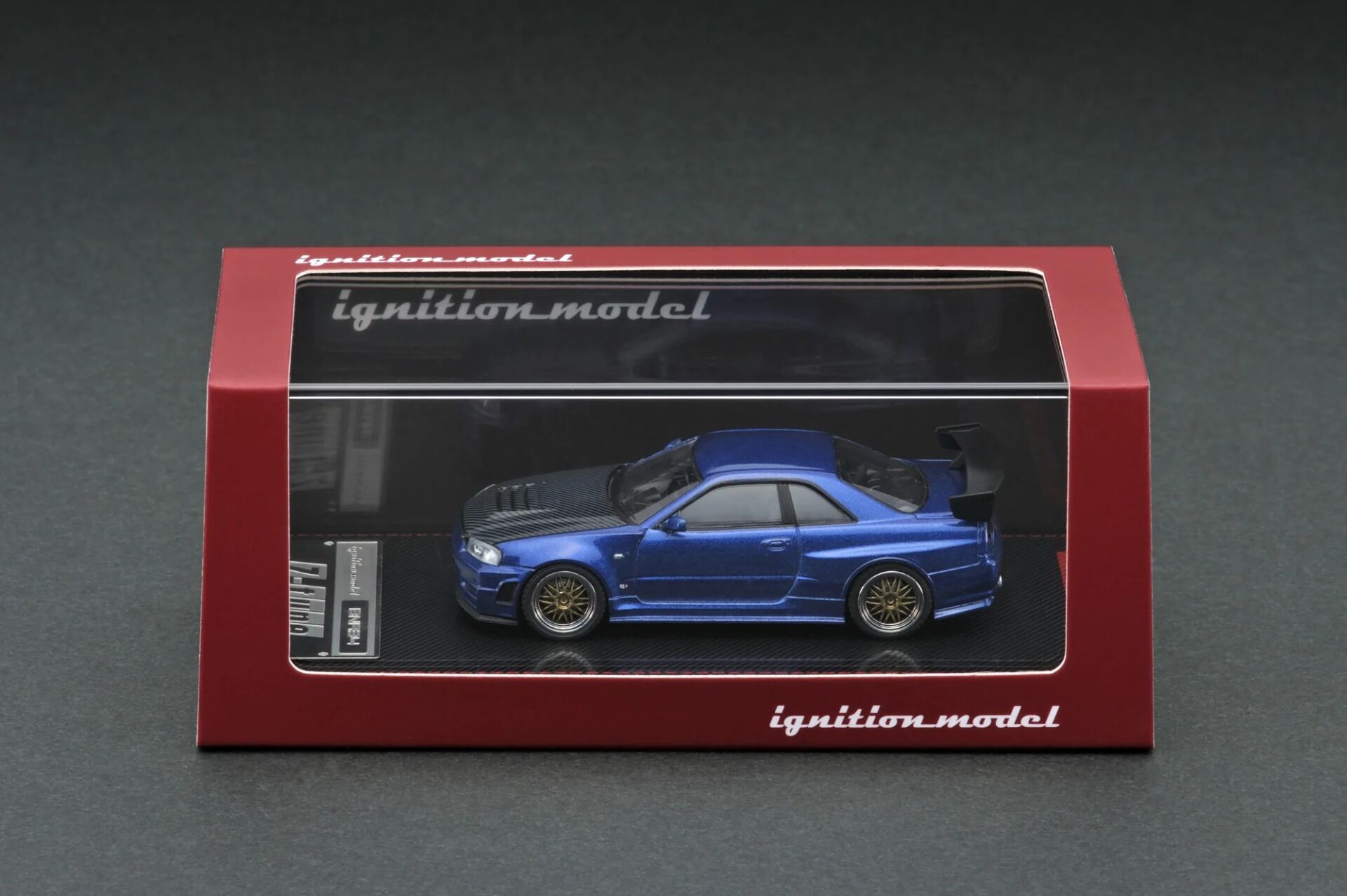 Ignition Model Nismo R34 GT-R Z-tune Mavi Metalik IG1869