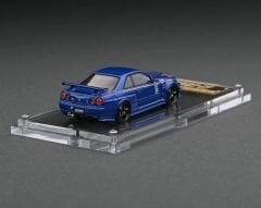 Ignition Model Nismo R34 GT-R R-tune Bayside Blue (Reçine Model) IG2574