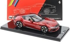 Polistil 1/18 Ferrari 12 Clindiri 2024 With Showcase - Rosso İmola 3500/0010