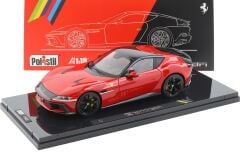 Polistil 1/18 Ferrari 12 Clindiri 2024 With Showcase - Rosso Corsa 3500/0022