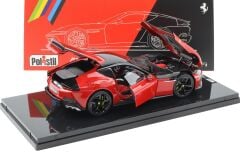 Polistil 1/18 Ferrari 12 Clindiri 2024 With Showcase - Rosso Corsa 3500/0022