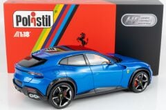 Polistil 1/18 Ferrari Purosangue 2022 With Showcase - Blue Corsa 1500/0078