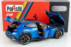 Polistil 1/18 Ferrari Purosangue 2022 With Showcase - Blue Corsa 1500/0078