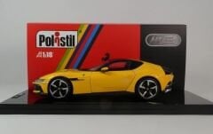 Polistil 1/18 Ferrari 12 Cilindiri 2024 With Showcase - Giallo Modena 1500/0162