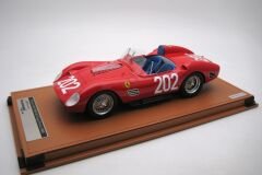 Tecnomodel 1/18 Ferrari 250 TR59-60 Targa Florio 1960 car #202 DNF Driver: C.Allison - R.Ginther - G.Cabianca - 40 Limitli