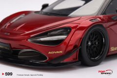 Top Speed 1/18 McLaren 720S LB★Works Gem Red - TS0599