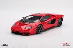 Top Speed 1/18 Lamborghini Countach LPI 800-4 Rosso Mars - TS0554