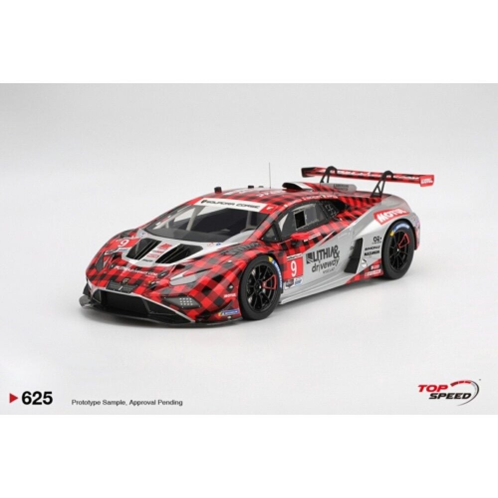 Top Speed 1/18 Lamborghini Huracan GT3 EVO2 #9 2025 IMSA Weathertech GTD Pro PFAFF Motorsports 2025 Daytona - TS0625