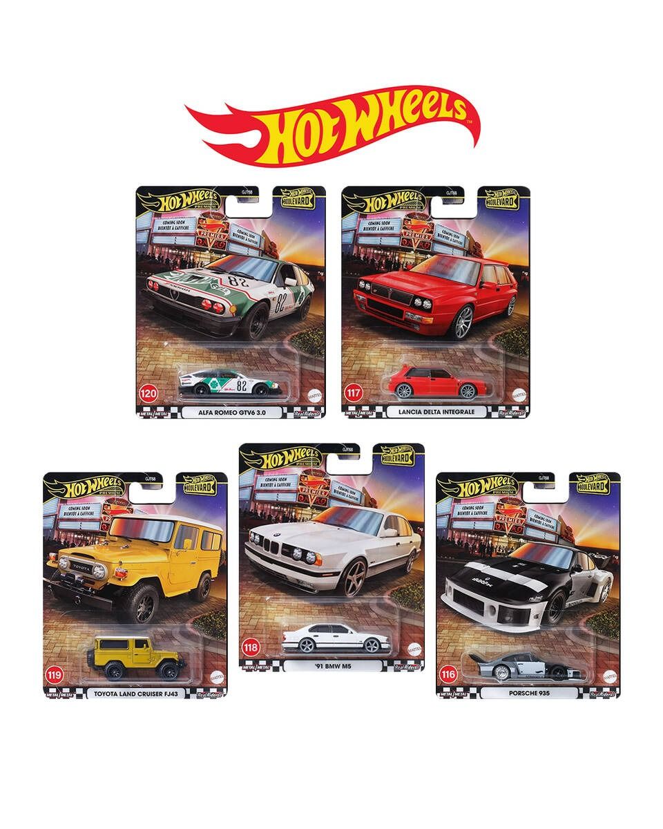 Hotwheels Premium Set  Boulevard 2025 116 - 120