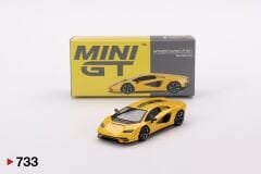 Mini GT 1/64 733 Lamborghini Countach LPI 800-4 New Giallo Orion