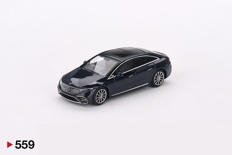 Mini GT 1/64 559 Mercedes-Benz EQS 580 4MATIC Nautical Mavi Metalik