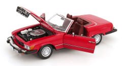 KK Scale 1/12 Scale Diecast KKDC120261 - Mercedes 450 SL R107 US-Version with removable Softtop 1979 - Kırmızı