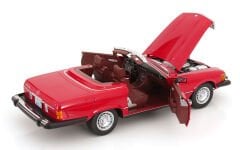 KK Scale 1/12 Scale Diecast KKDC120261 - Mercedes 450 SL R107 US-Version with removable Softtop 1979 - Kırmızı