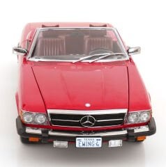 KK Scale 1/12 Scale Diecast KKDC120261 - Mercedes 450 SL R107 US-Version with removable Softtop 1979 - Kırmızı